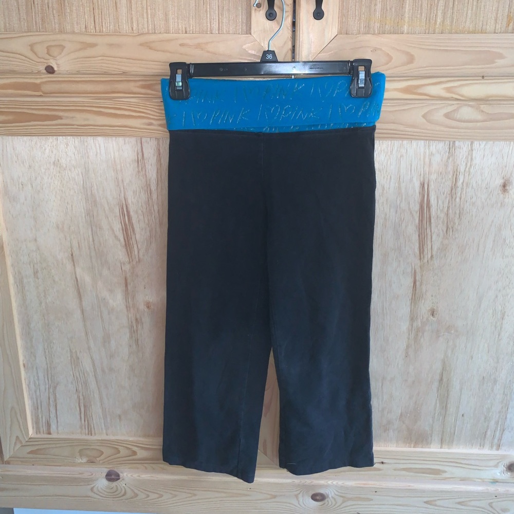 Pink Victoria’s Secret Yoga black pants size XS